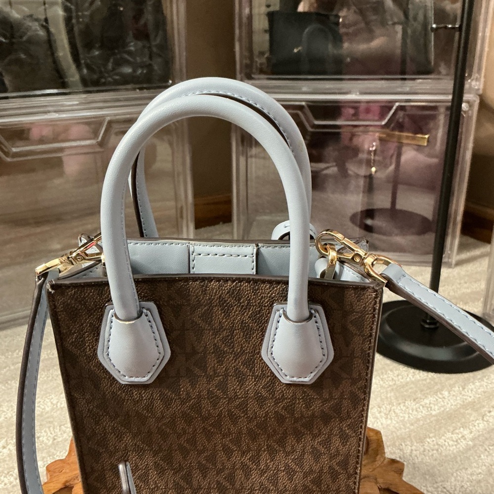 Michael Kors Mercer XS NS Shopper Crossbody Bag Mini - Picture 2 of 10
